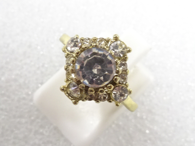 CRYSTAL FASHION RING / JP SIZE 12.5